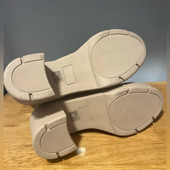 REDTOP Women's Chelsea Platform Round Toe Chunky Block Heel Boots Taupe 8.5 - Picture 7 of 7